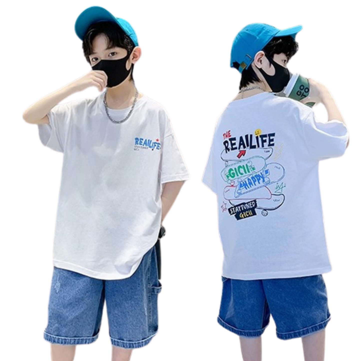 【メール便OK】ストリートグラフィックTシャツ wrw25ss101