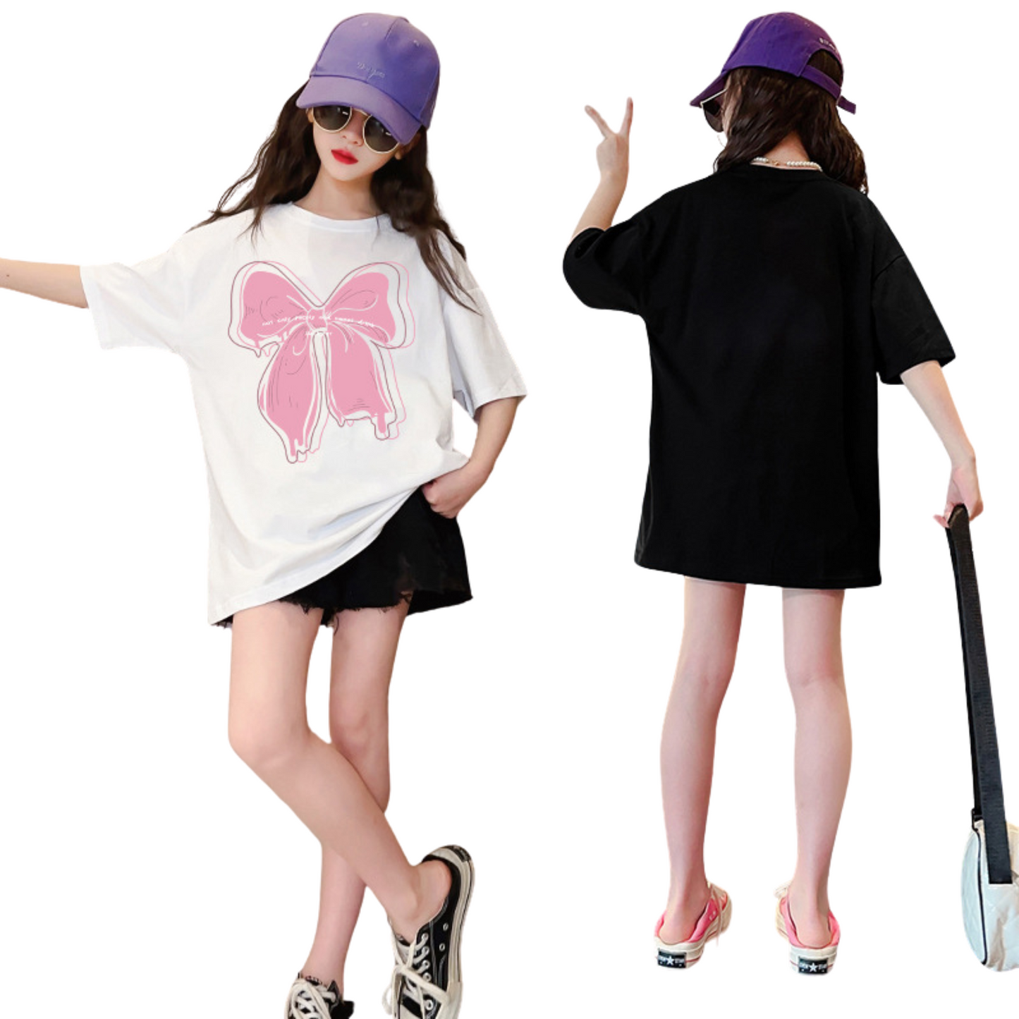 【メール便OK】リボングラフィックTシャツ wrw25ss342