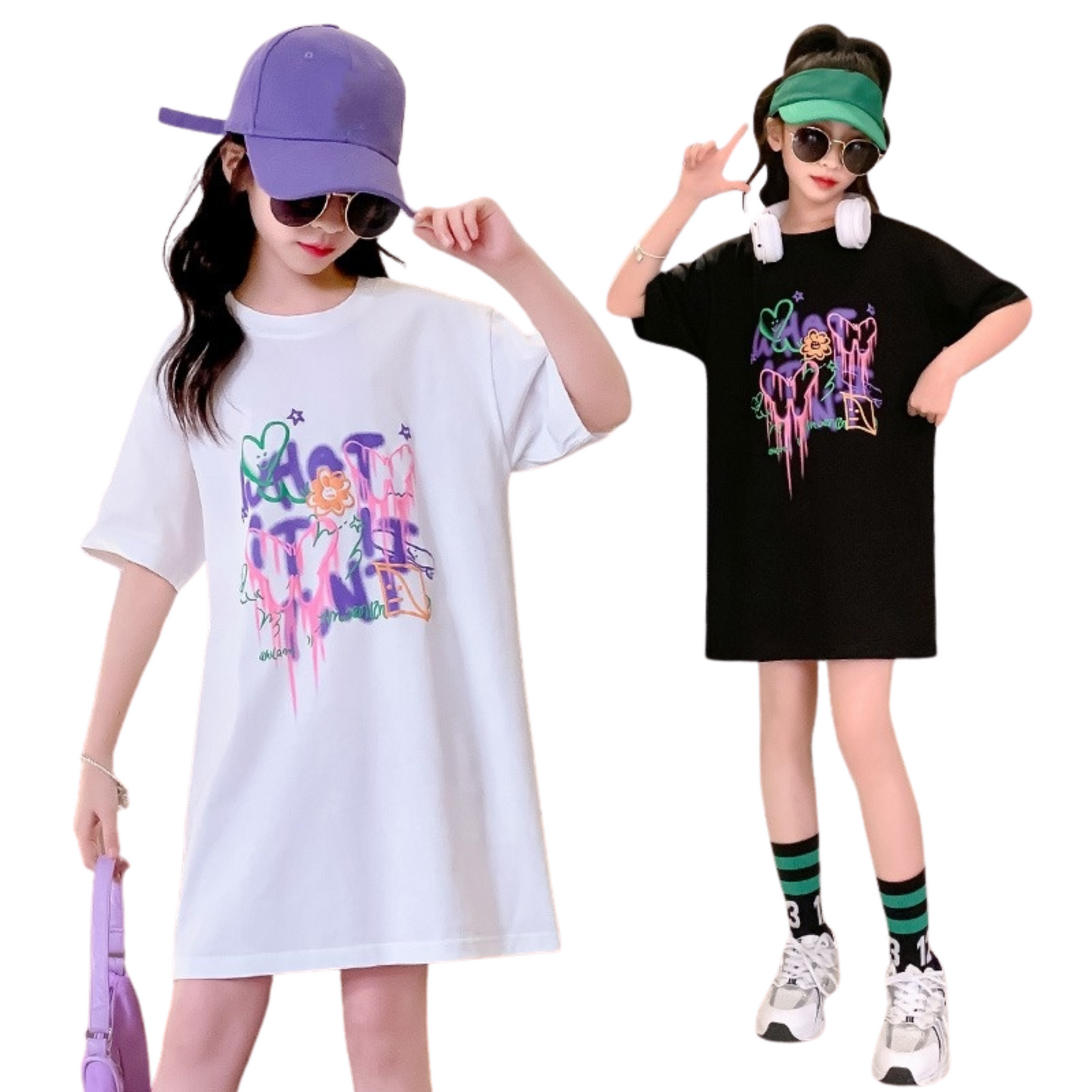 【メール便OK】ストリートスタイルTシャツワンピース wrw25ss013