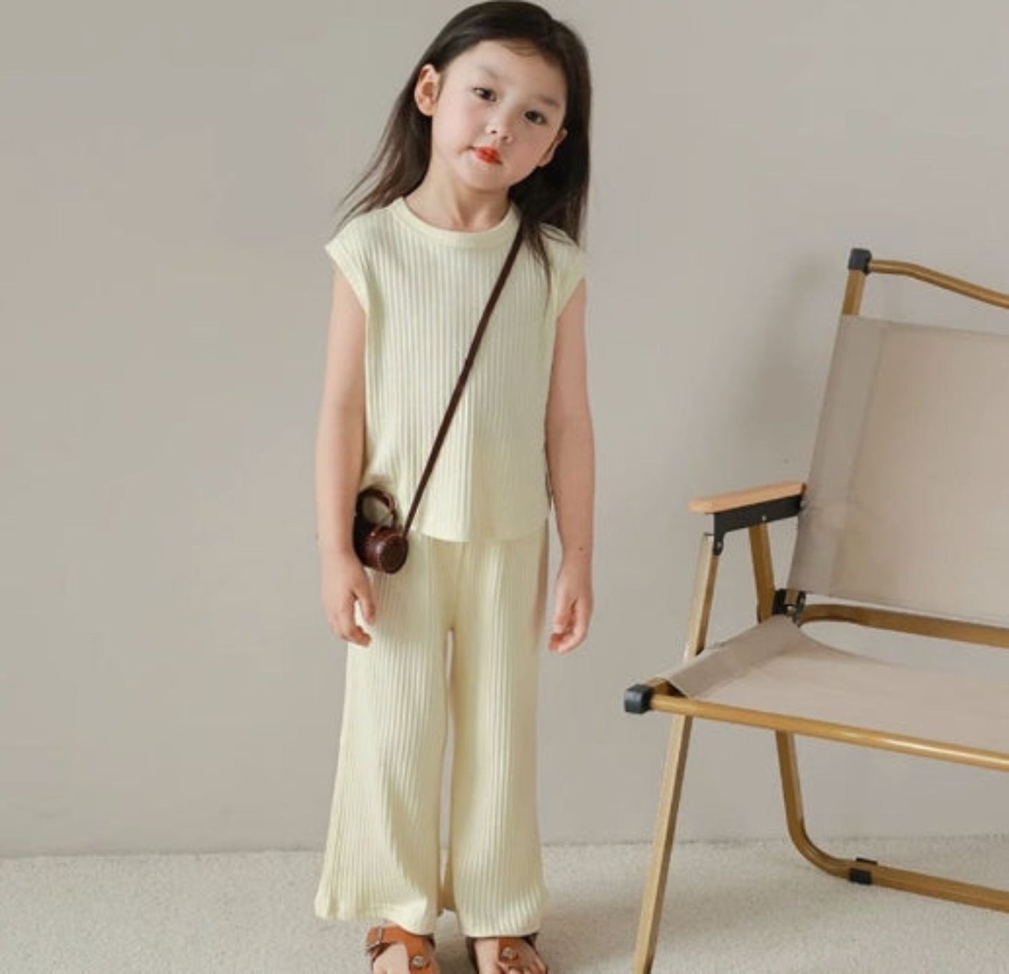 【メール便OK】タンクトップとロングパンツセットアップ wrw24ss443