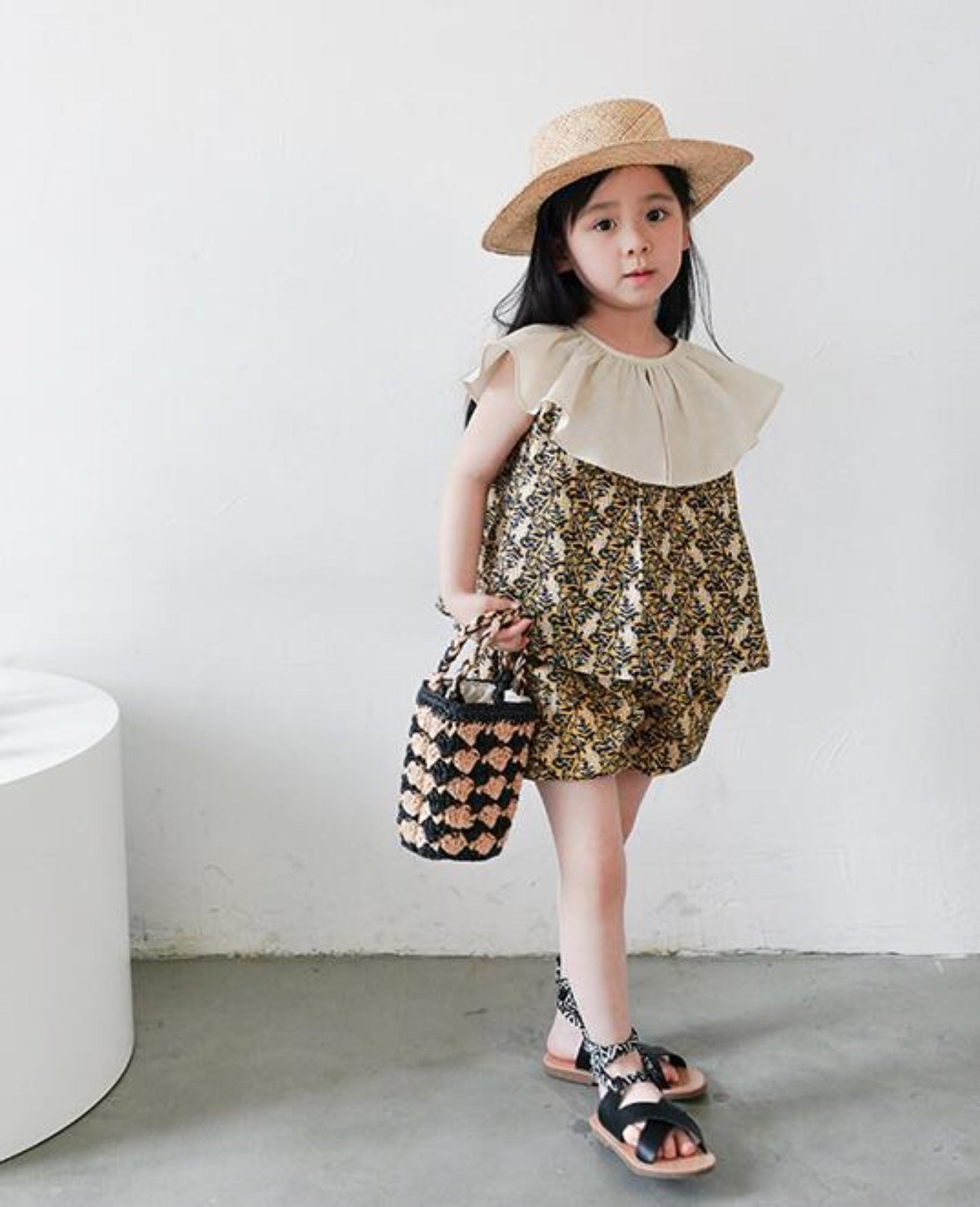 【メール便OK】トップス+パンツセットアップ wrw24ss475