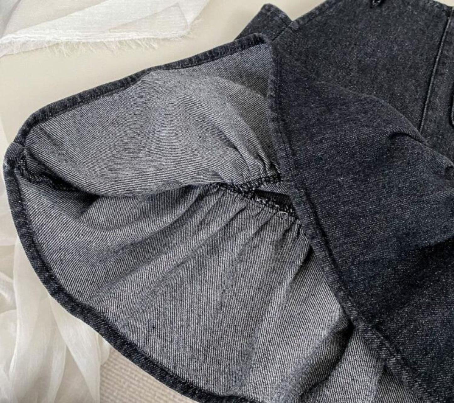 【メール便OK】デニムノースリーブワンピース wrw25ss188