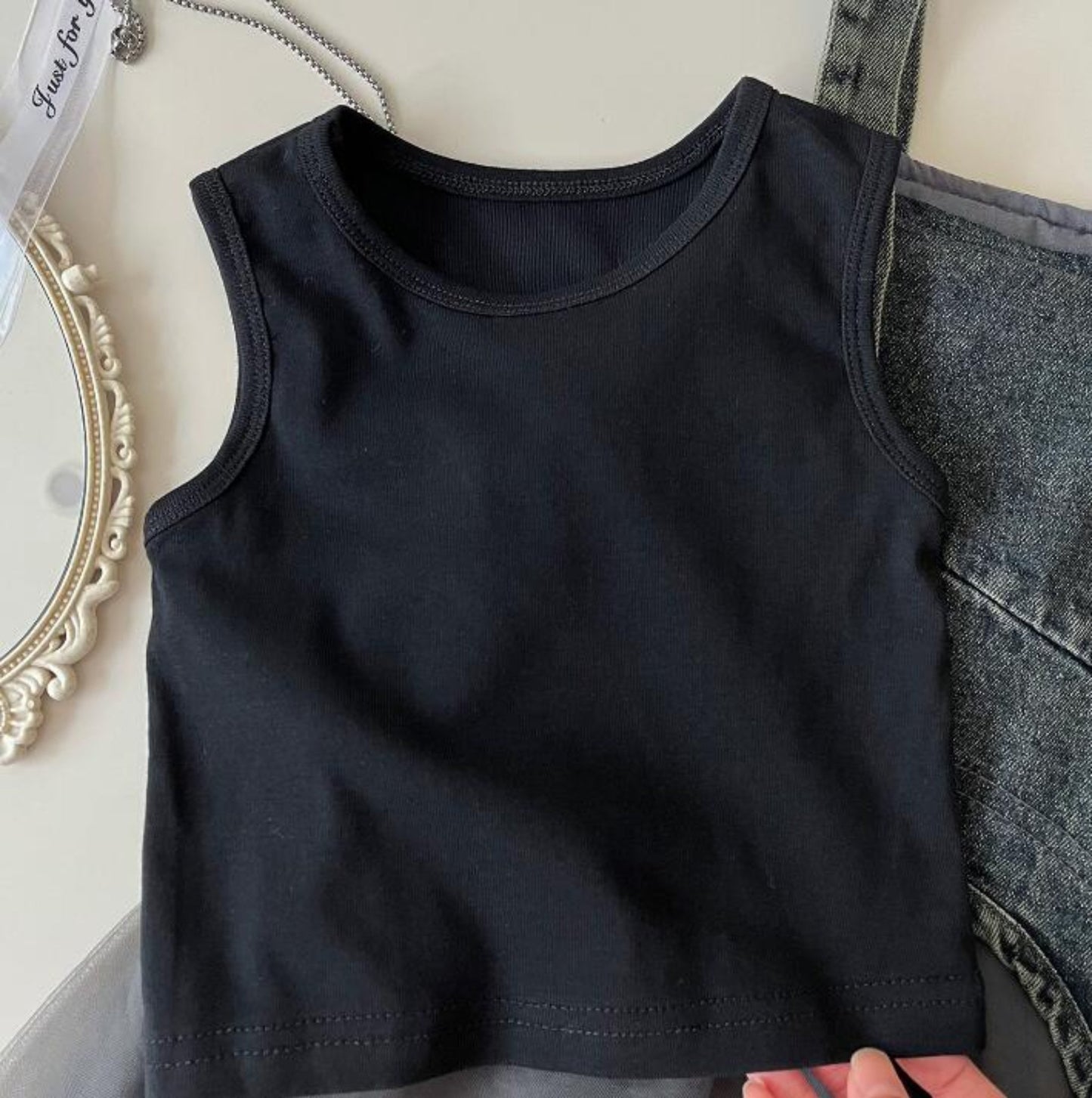 【メール便OK】タンクトップ+スカートセットアップ wrw25ss181