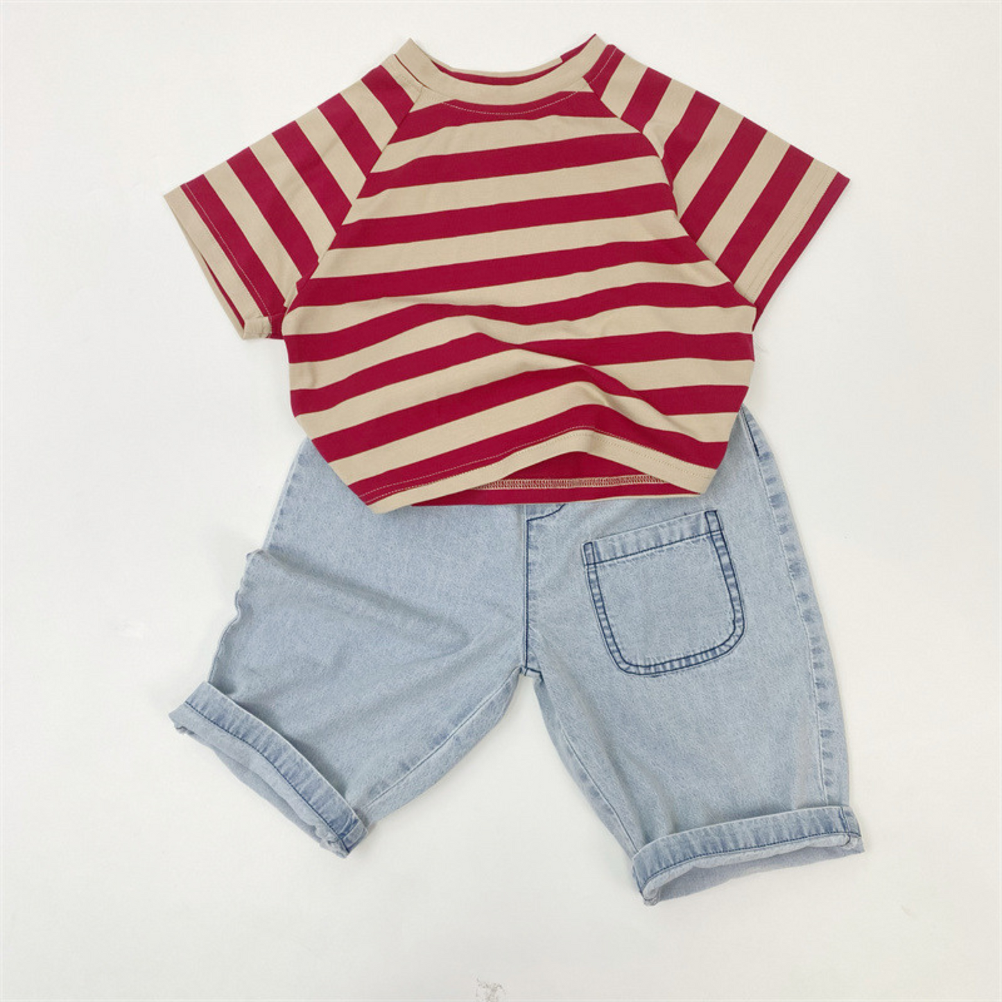 【メール便OK】ボーダーTシャツ wrw25ss059