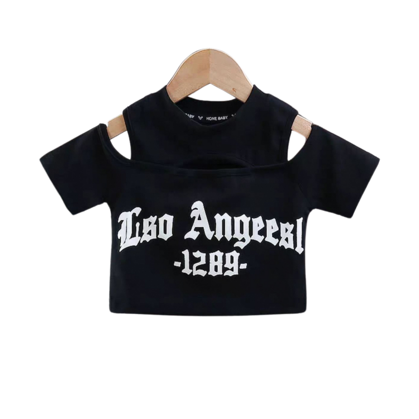 【メール便OK】Y2K肩あきロゴTシャツ wrw25ss385