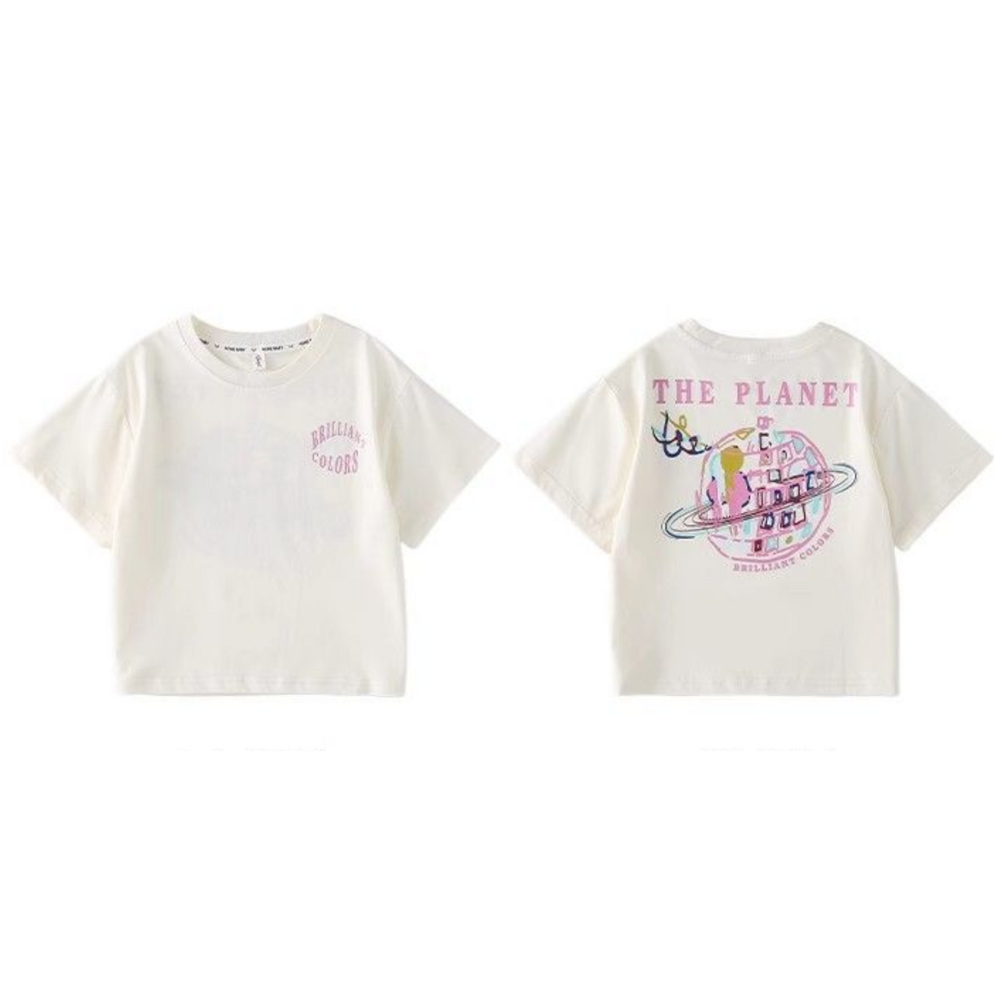 【メール便OK】惑星プリントTシャツ wrw25ss390