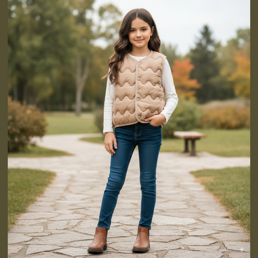 キルティング中綿ベスト wrw25aw110