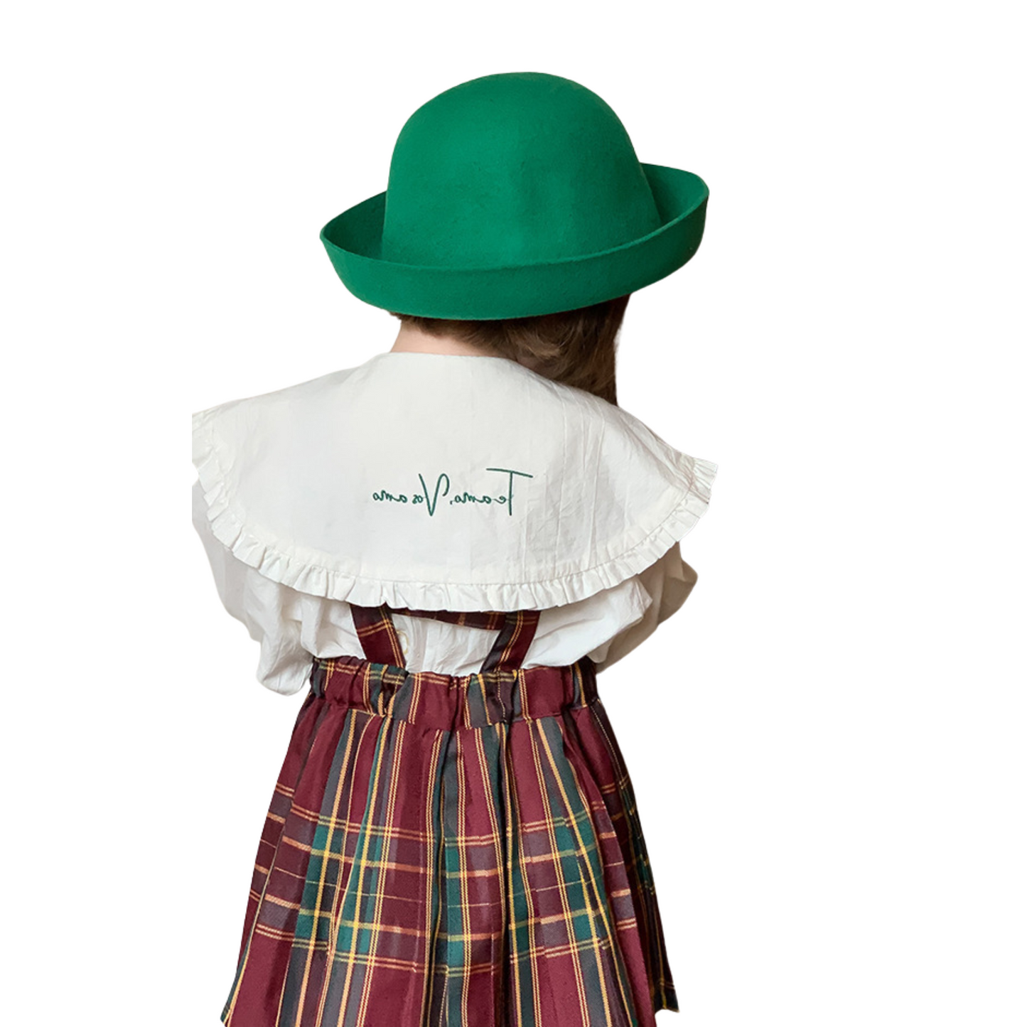 【メール便OK】大きな襟付きふんわりブラウス wrw25sp098