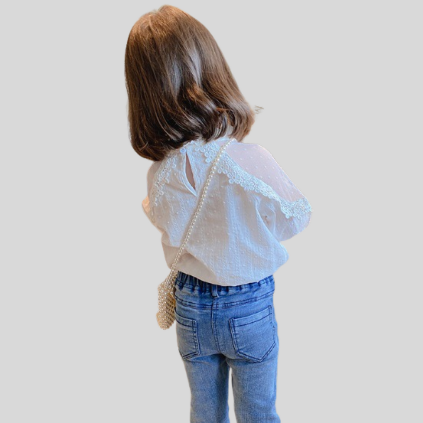 【メール便OK】 レースシアーブラウス  wrw24ss320