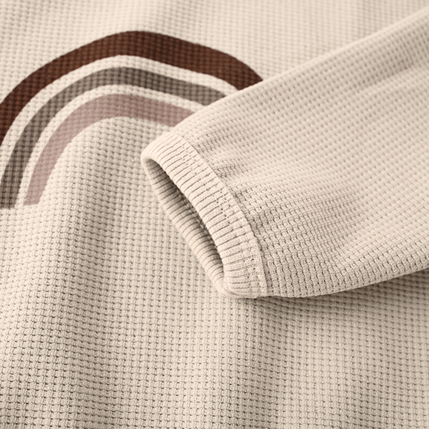 【メール便OK】レインボーワッフルトップス wrw24aw074