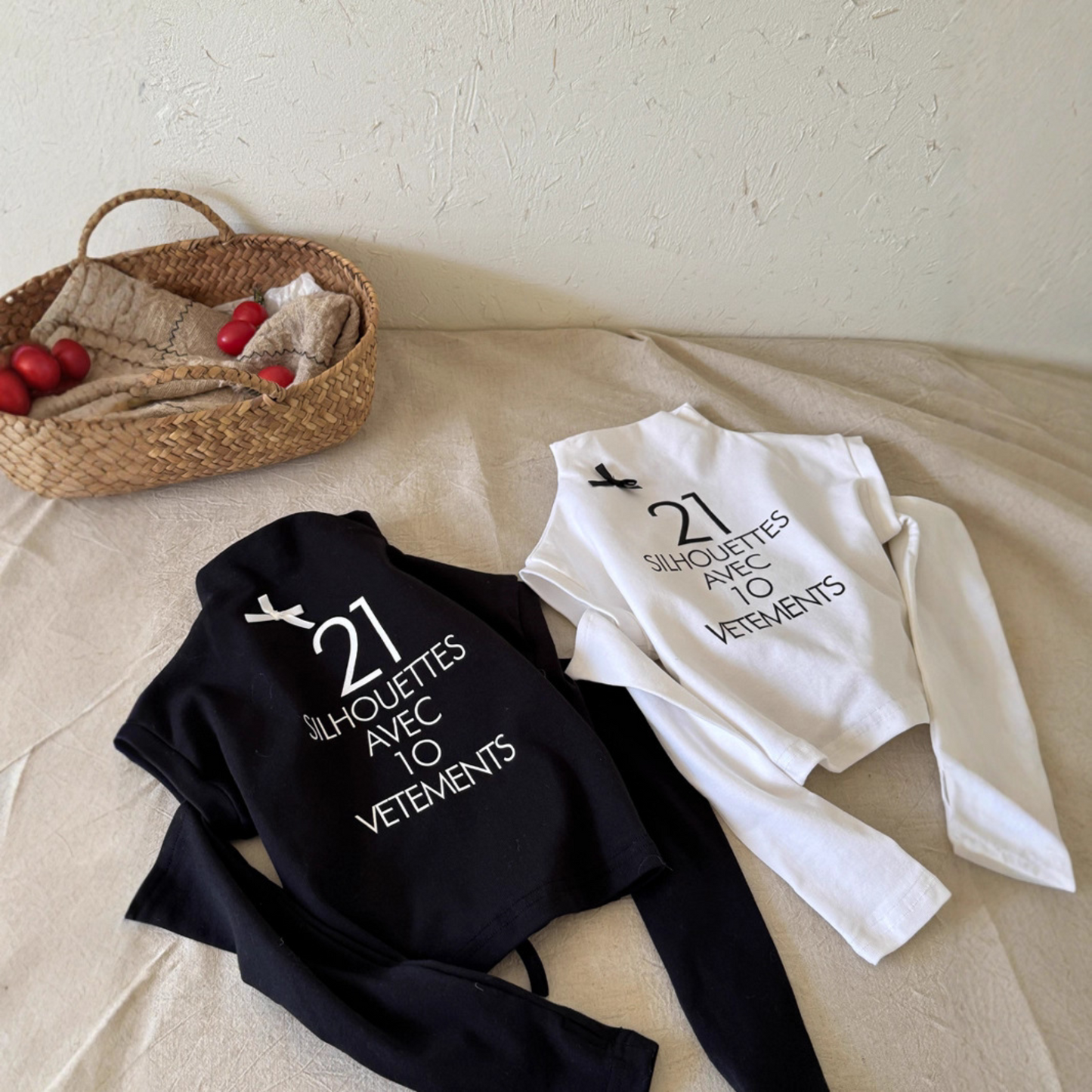 【メール便OK】スリット袖モックネックロンT   wrw25aw029