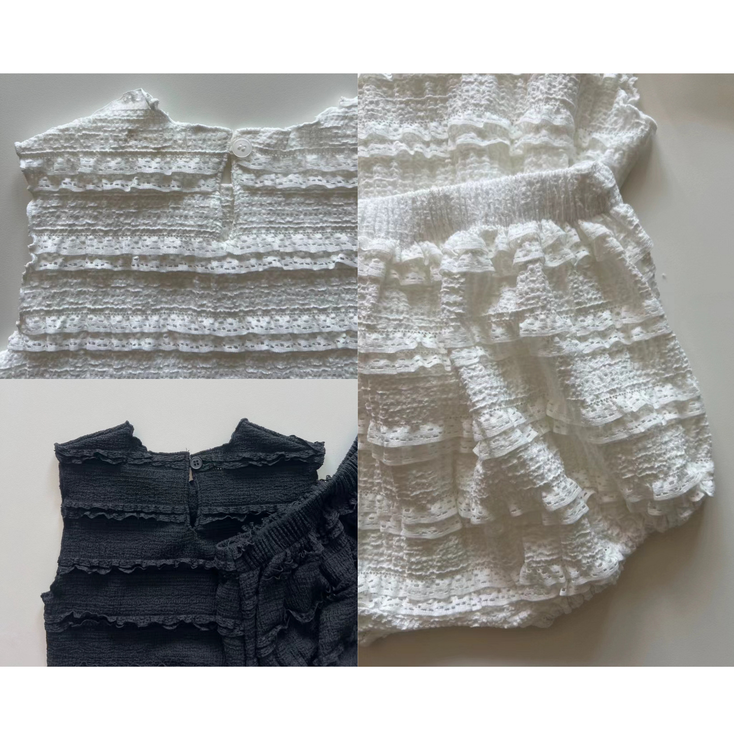 【メール便OK】モノトーンベビーセットアップ wrw25ss407