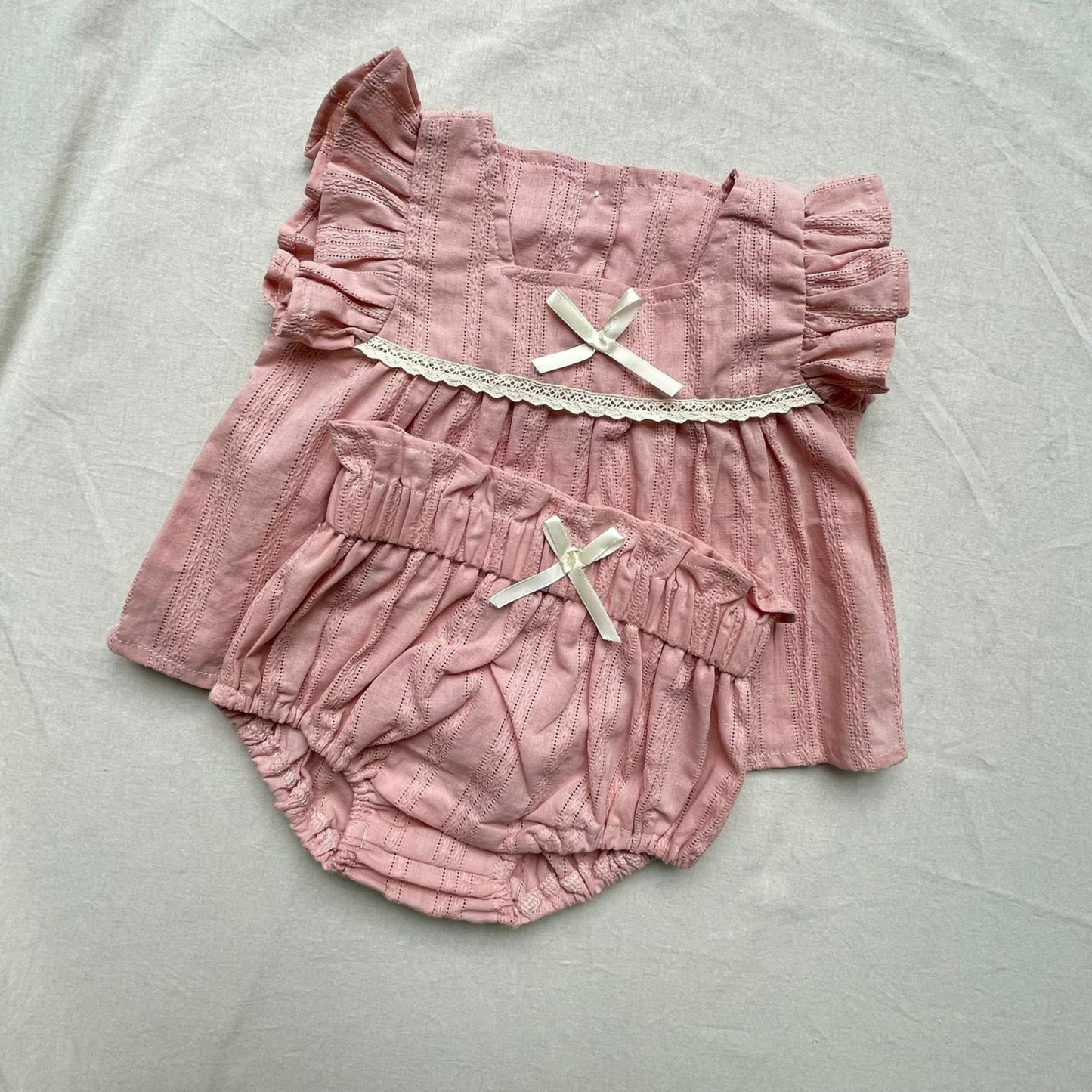 【メール便OK】コットンフリルリボンセットアップ wrw25ss251