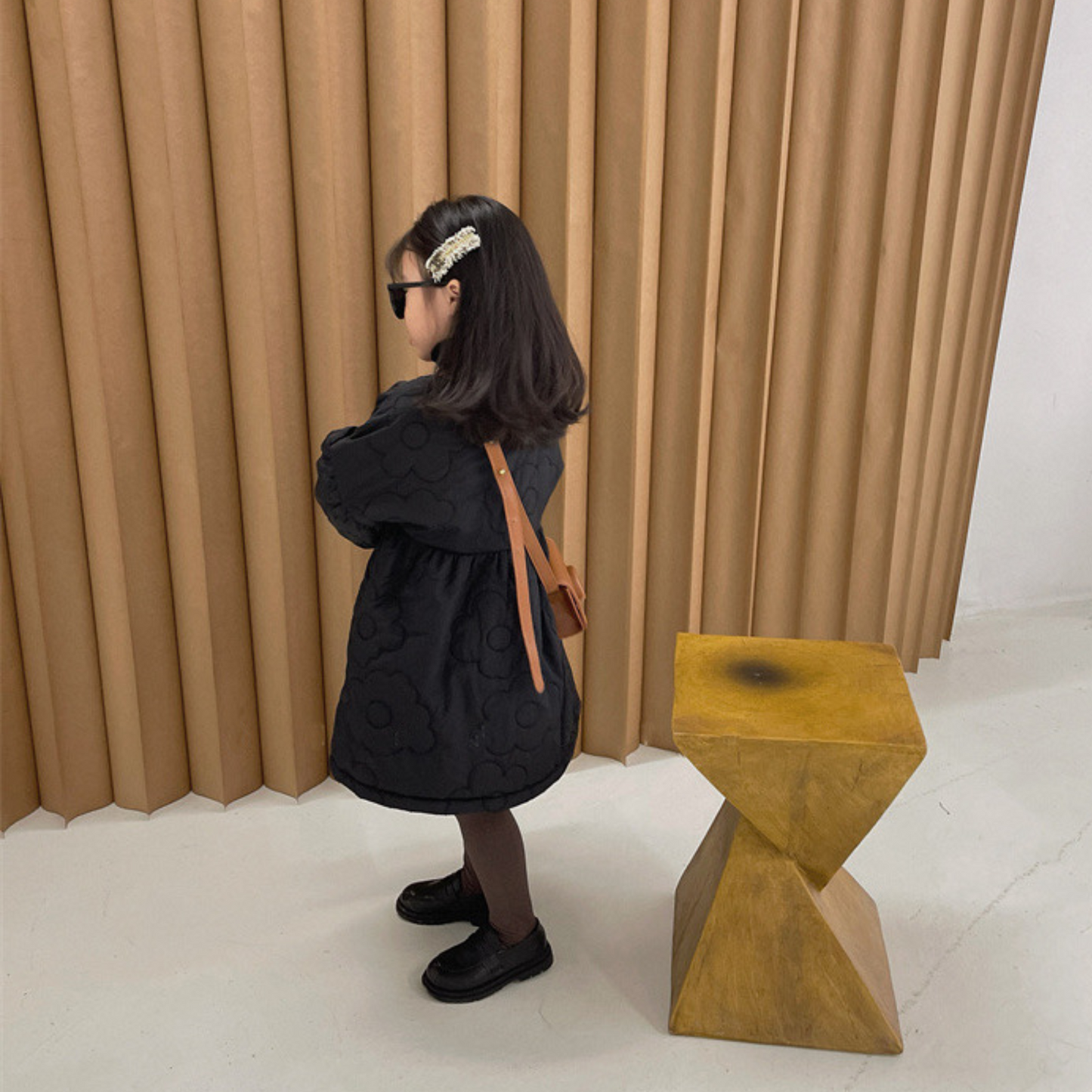 花柄キルティングふわふわワンピース wrw24aw863