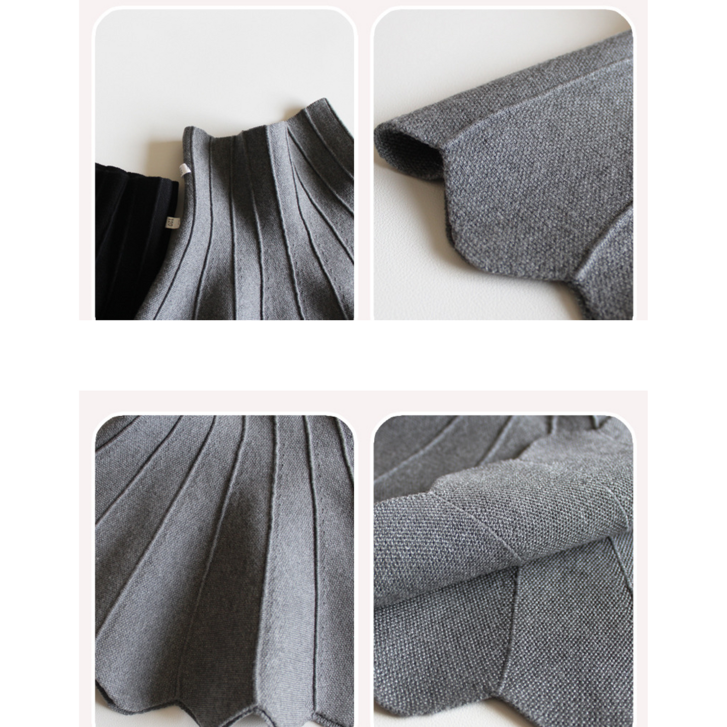 スカラッププリーツスカート wrw24aw105