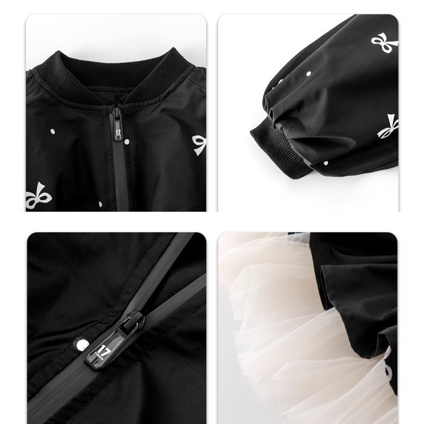 バックリボンジップアップジャケット wrw25sp035