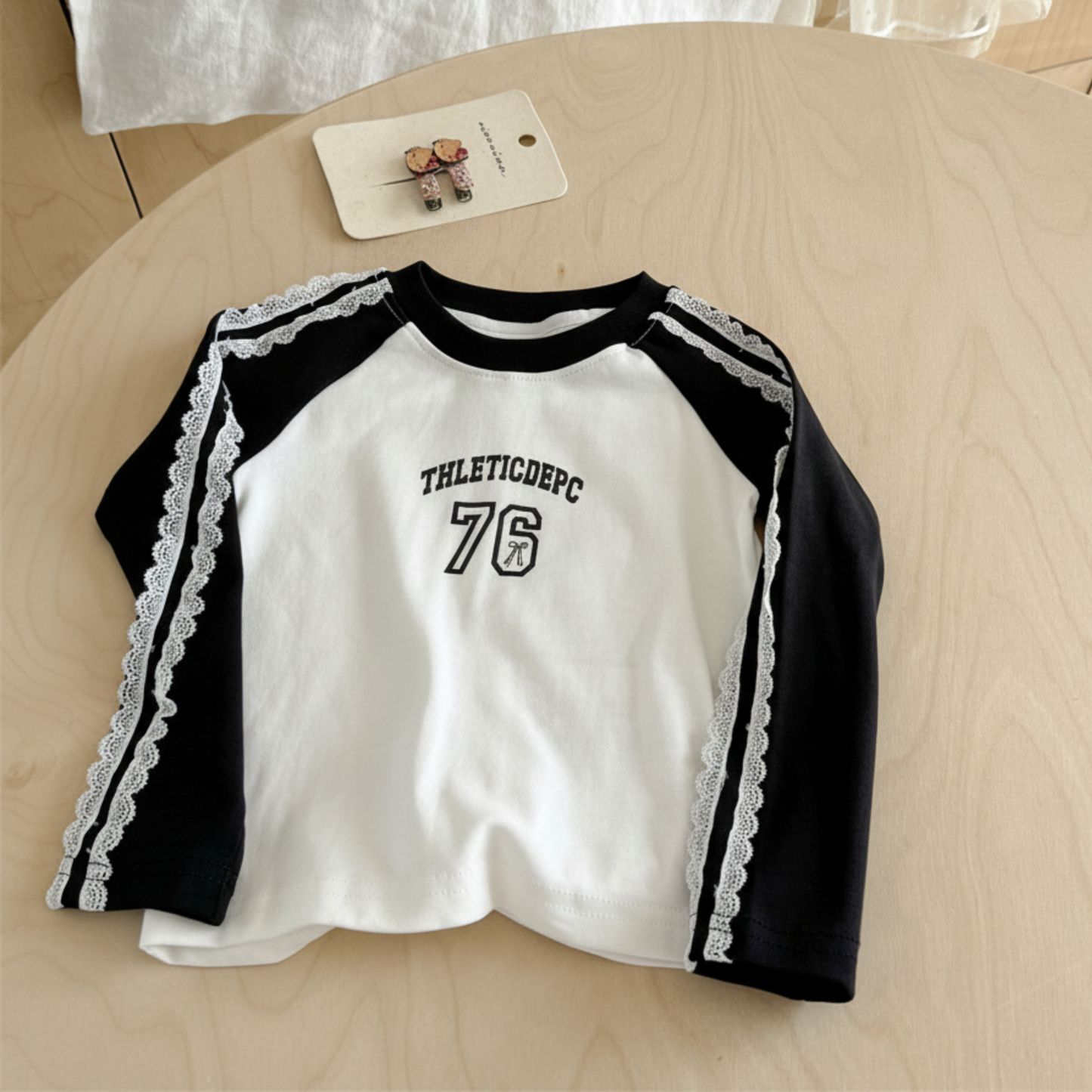 【メール便OK】レースラインロゴプリントロンT   wrw25aw133