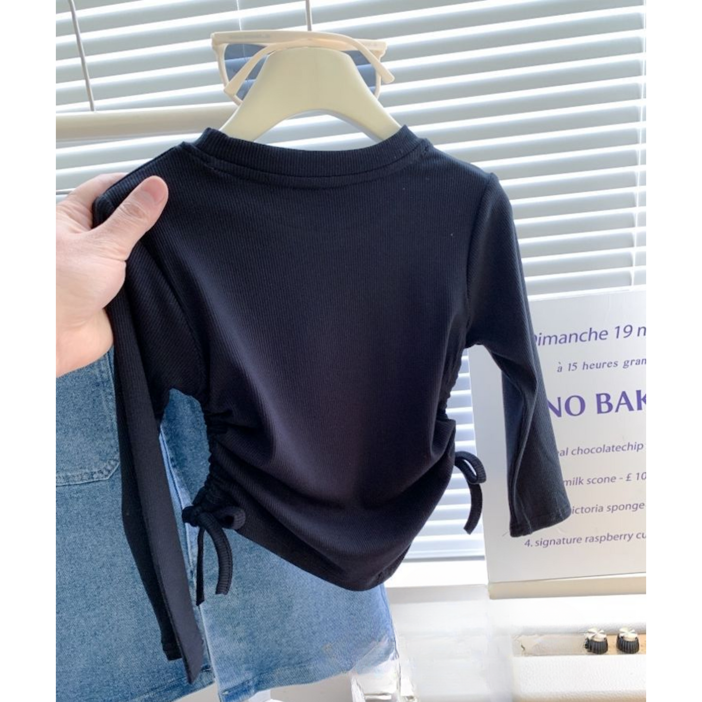 【メール便OK】サイドのドローストリングロンT wrw25sp138