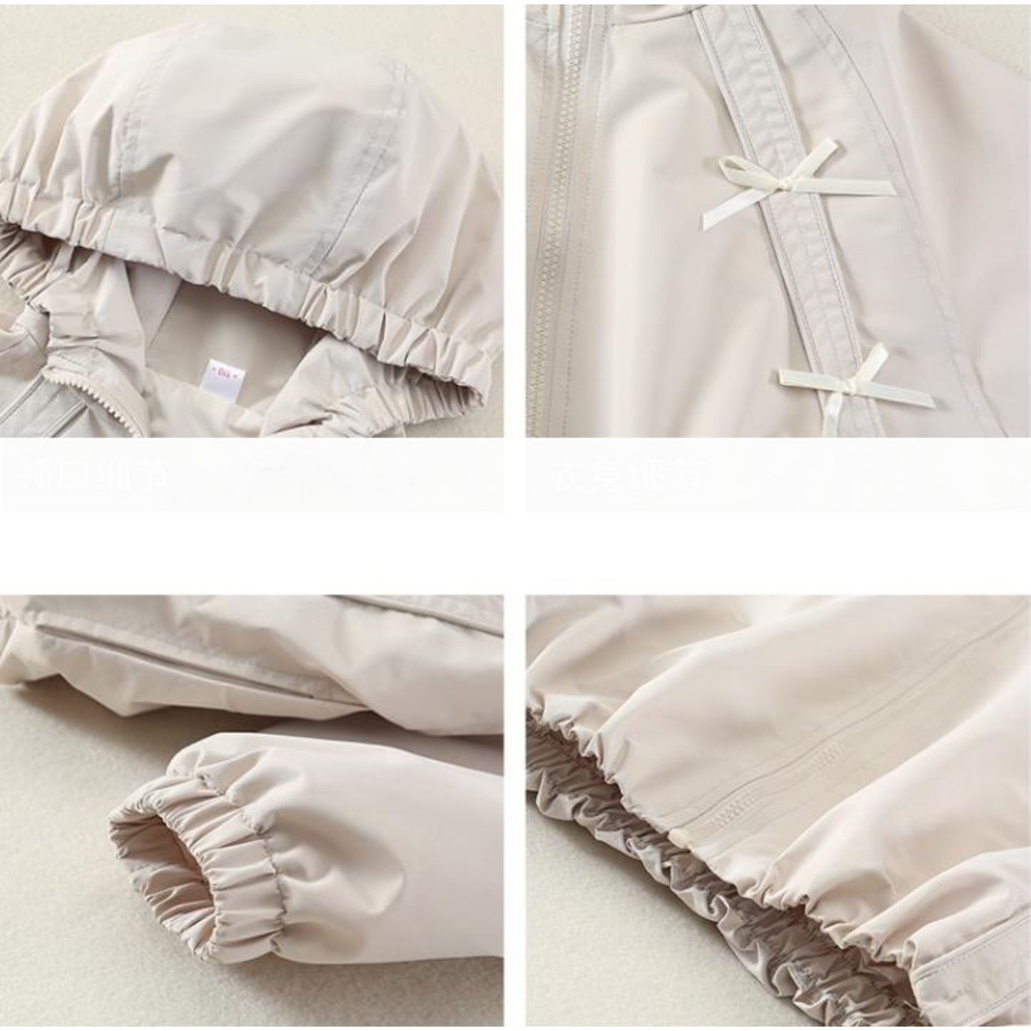 リボン付きフーディジャケット wrw25aw12