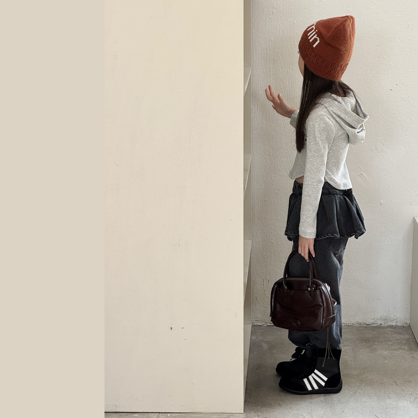 ペプラムフリルデニムパンツ   wrw25aw136