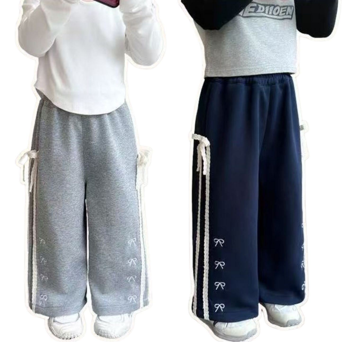 サイドリボンスウェットパンツ  wrw25aw084