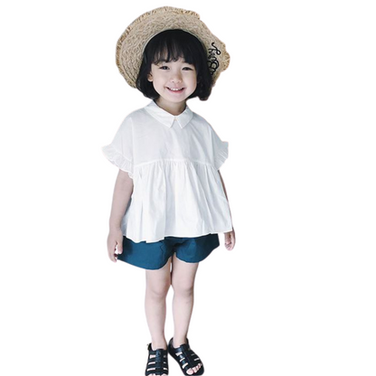 【メール便OK】シャツブラウス ショットパンツセットアップ   wrw25ss247