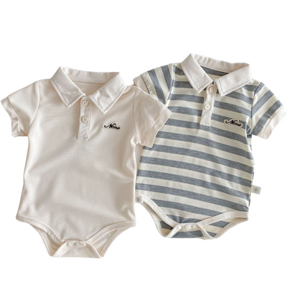 【メール便OK】ポロデザインロンパース　wrw25ss383
