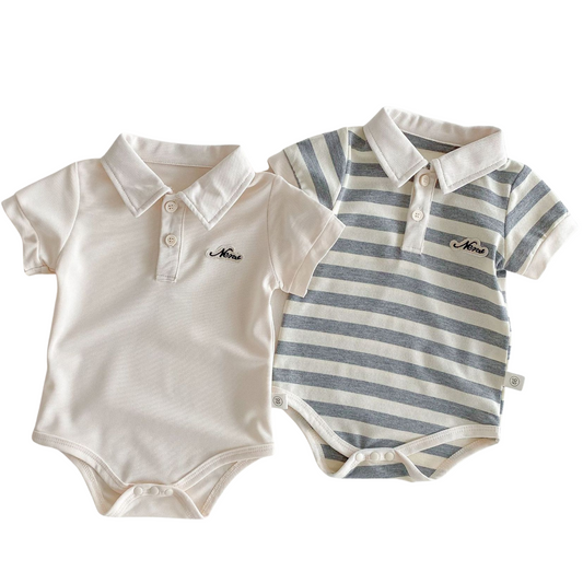 【メール便OK】ポロデザインロンパース　wrw25ss383