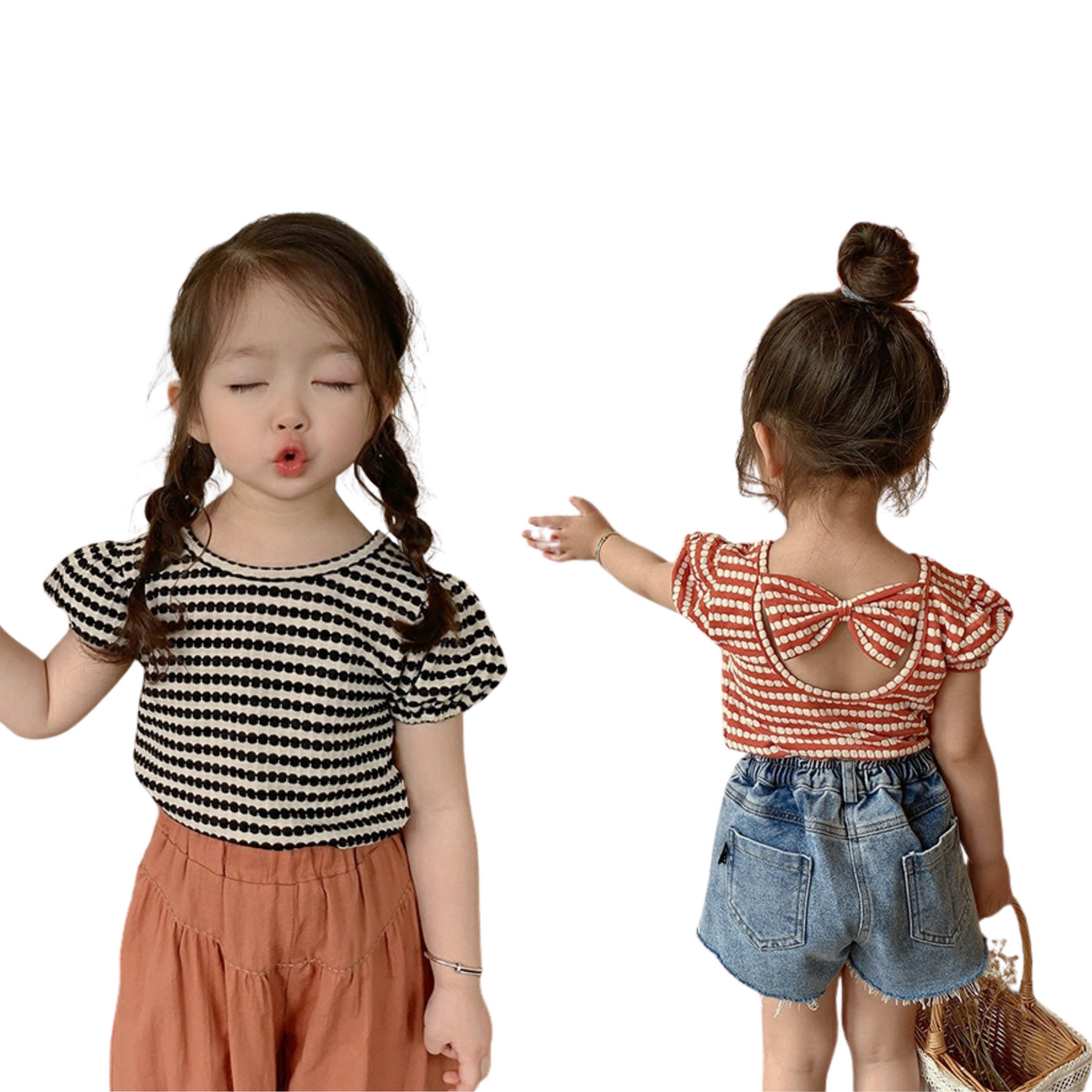 【メール便OK】バックリボンTシャツ wrw25ss441
