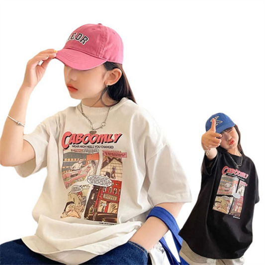 【メール便OK】グラフィックオーバーサイズTシャツ  wrw25ss406