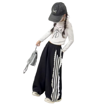 レースサイドフリースラインパンツ  wrw25sp136