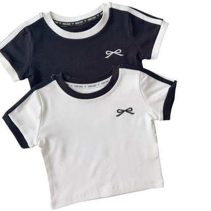 【メール便OK】リボンロゴTシャツ   wrw25ss159