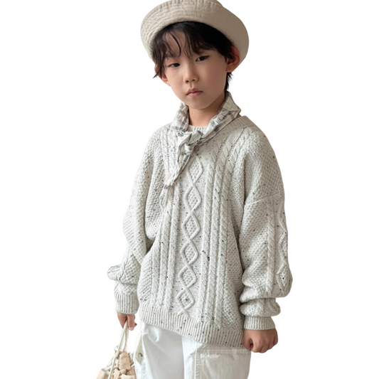 ケーブル編みニットセーター wrw25aw097