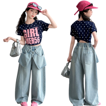 スター総柄 Y2K グラフィックTシャツ    wrw1062456