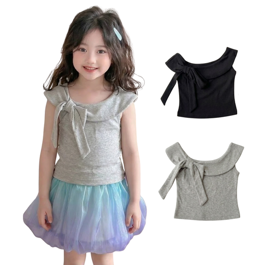 フロントレースアップノースリーブTシャツ wrw1062386 – 子供服warawa