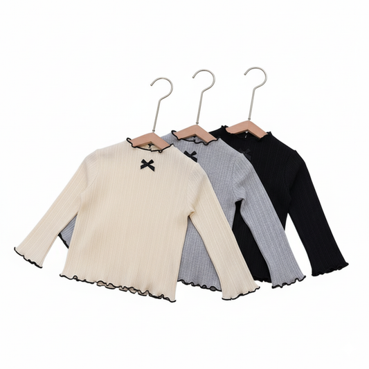 リブカットソーメロー襟ロンT　wrw25aw198