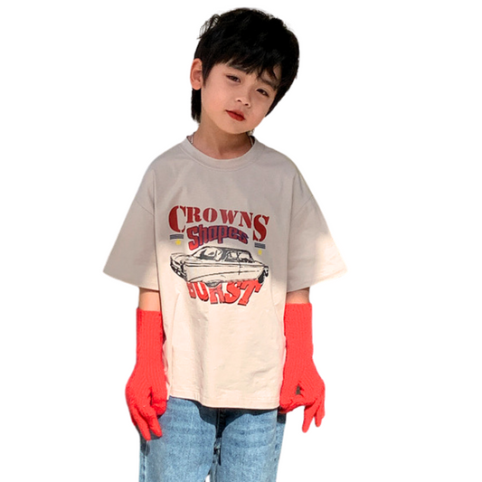 【メール便OK】半袖ストリートグラフィックTシャツ  wrw25ss309