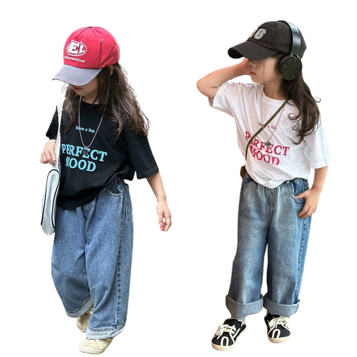 【PERFECT MOOD】英字プリント半袖Tシャツ	wrw2062016