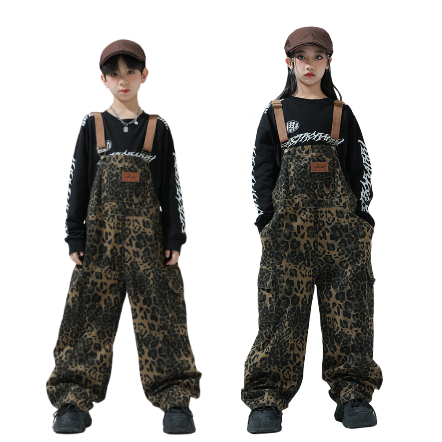 レオパード柄サロペット　wrw25aw105