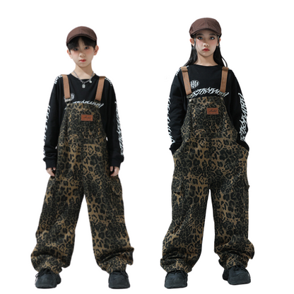 レオパード柄サロペット　wrw25aw105