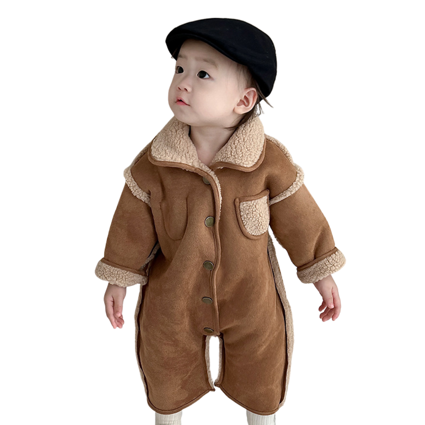 ふわふわオーバーオールロンパース  wrw24aw158