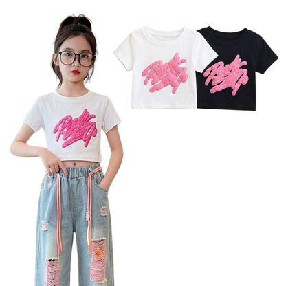 立体ぷっくりロゴTシャツ	wrw1062336