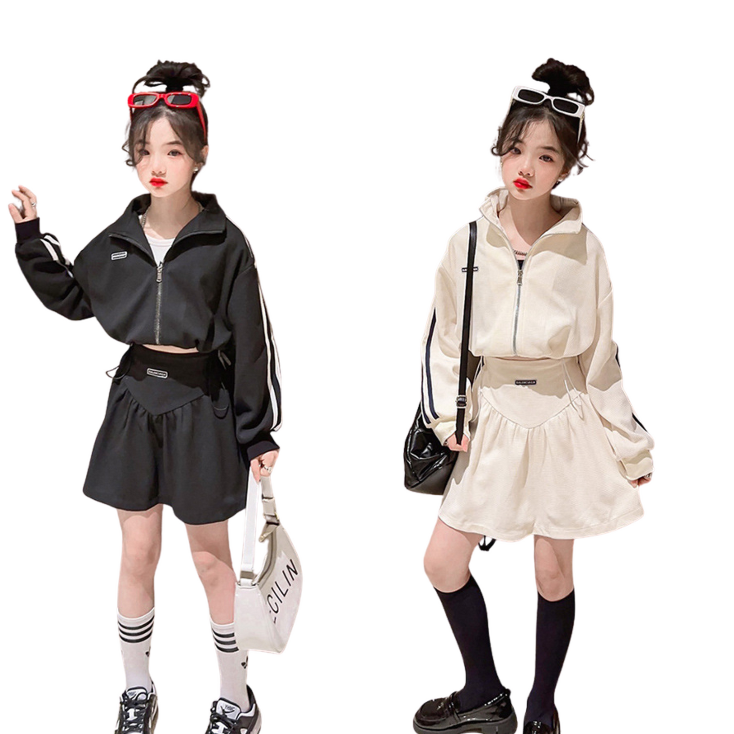 トラックジャケットxミニスカート秋冬セットアップ　wrw25aw059