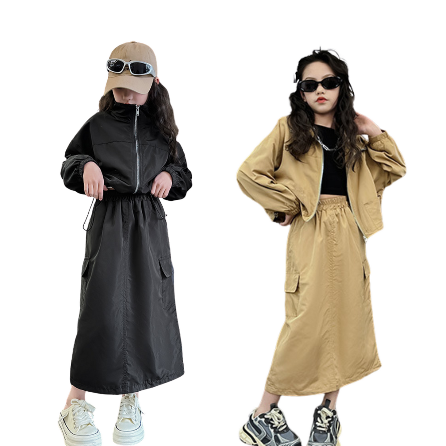 【2点セット】ジャケットxカーゴスカートwrw25aw062