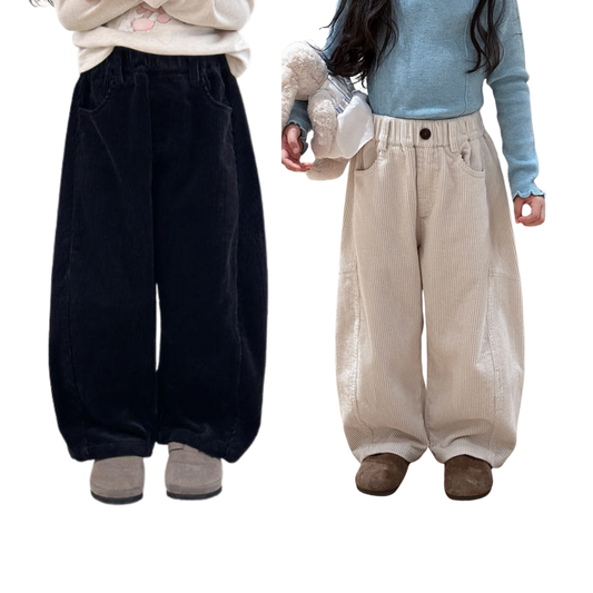 コーデュロイリラックスロングワイドパンツ　wrw25aw221