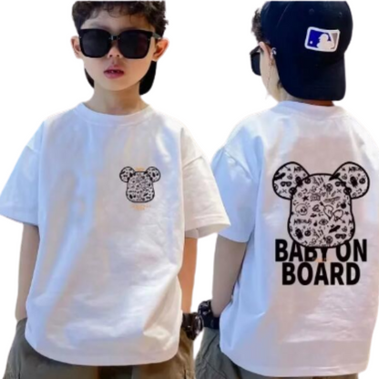 【メール便OK】くまプリントTシャツ   wrw2062046