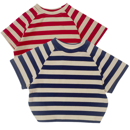 【メール便OK】ボーダーTシャツ　wrw25ss059