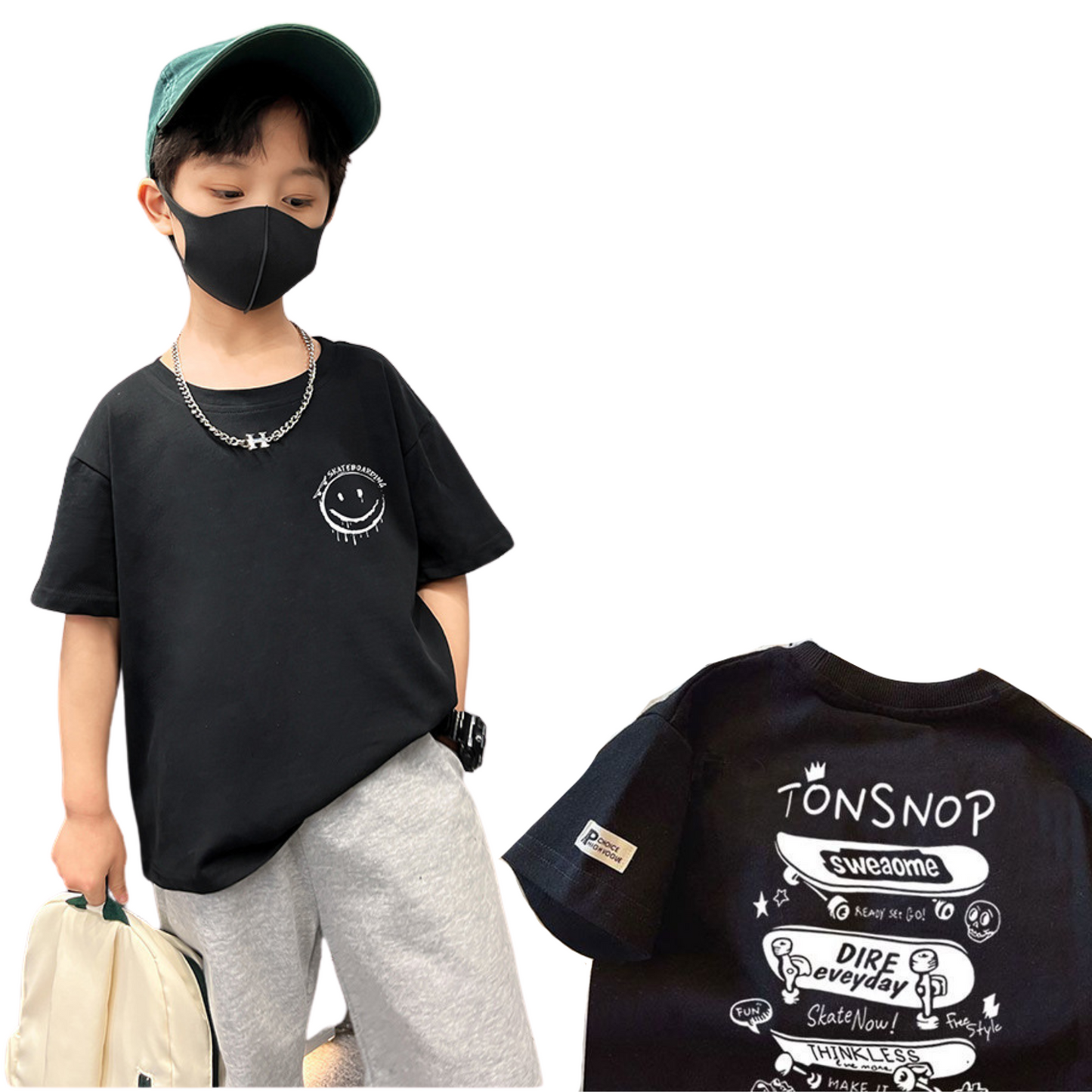 【メール便OK】バックプリントTシャツ　wrw25ss031