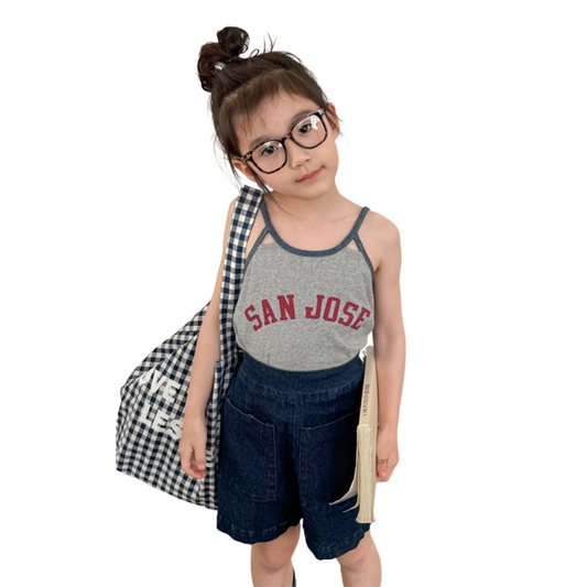【メール便OK】SAN JOSE バイカラーキャミソール・Tシャツ wrw25ss448