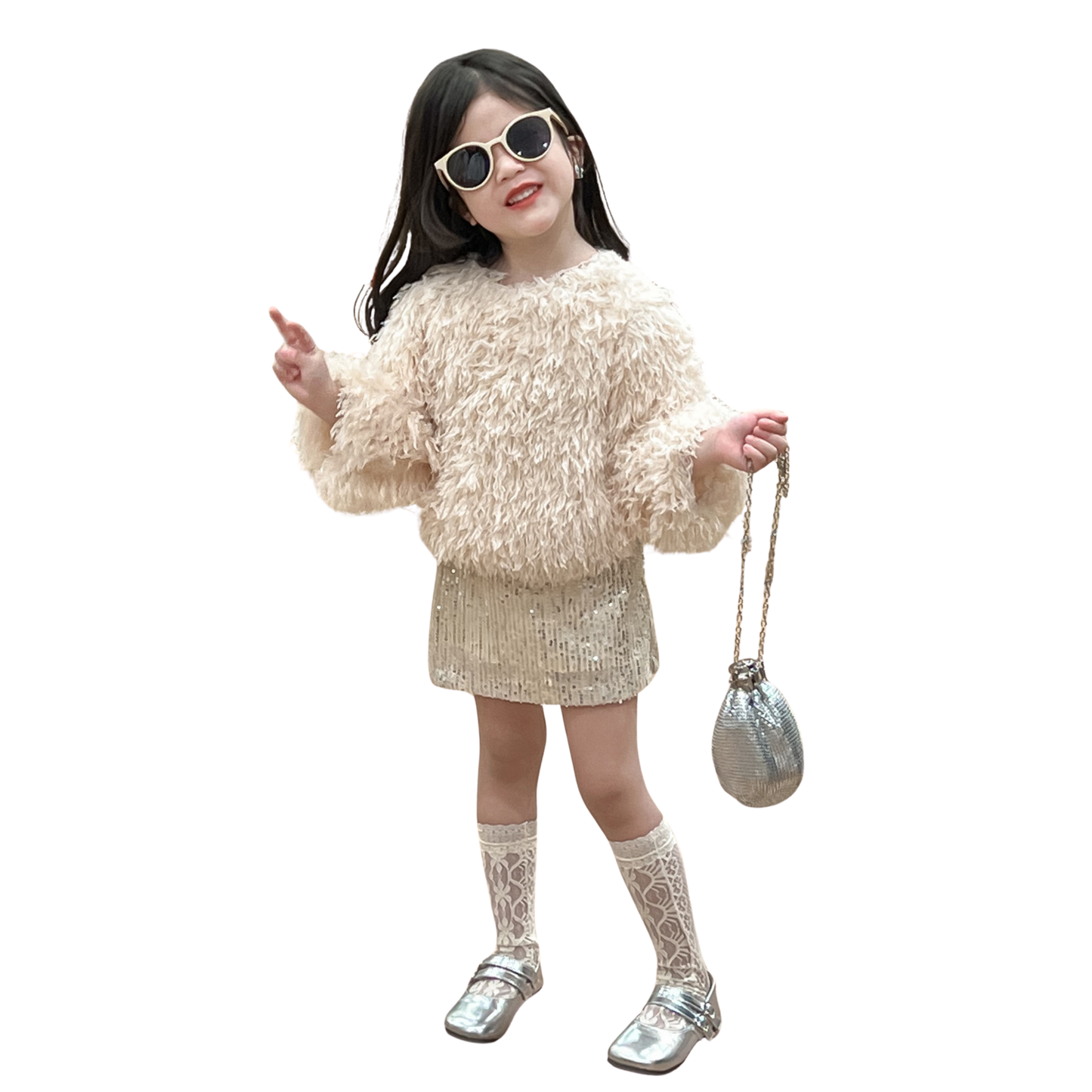 もこもこフリンジトップス　wrw25aw265